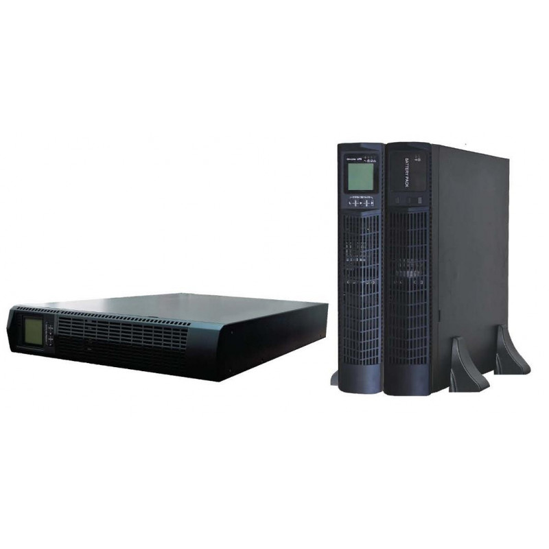 APSMEMO1102K007 - Onduleur APS MEMOPOWER On Line Double Conversion 2 kVA Tour/Rack 2U - Autonomie 7 minutes