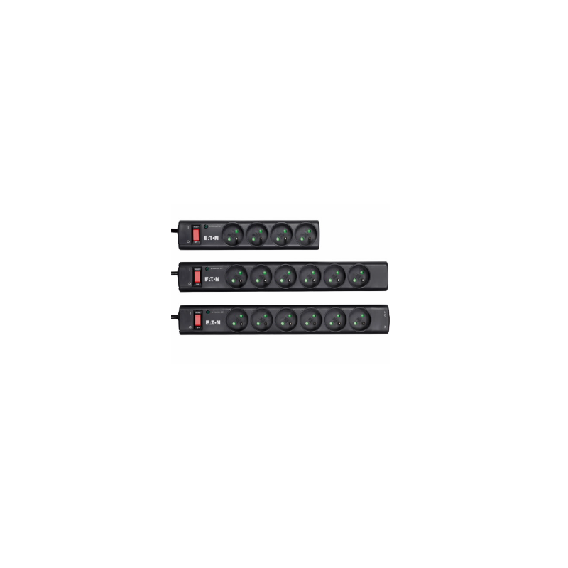 PS4F - Eaton Protection Strip, multiprise parafoudre standard avec 4 prises FR