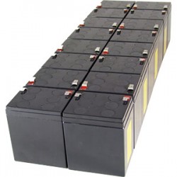 BAT5007 - Kit batteries pour onduleur APC Smart-UPS 6000 RT SURT6000XLI (RBC44)