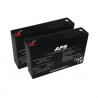 BAT561 - Kit batteries pour onduleur APC Smart-UPS SC 450 SC450RMI1U (RBC18)