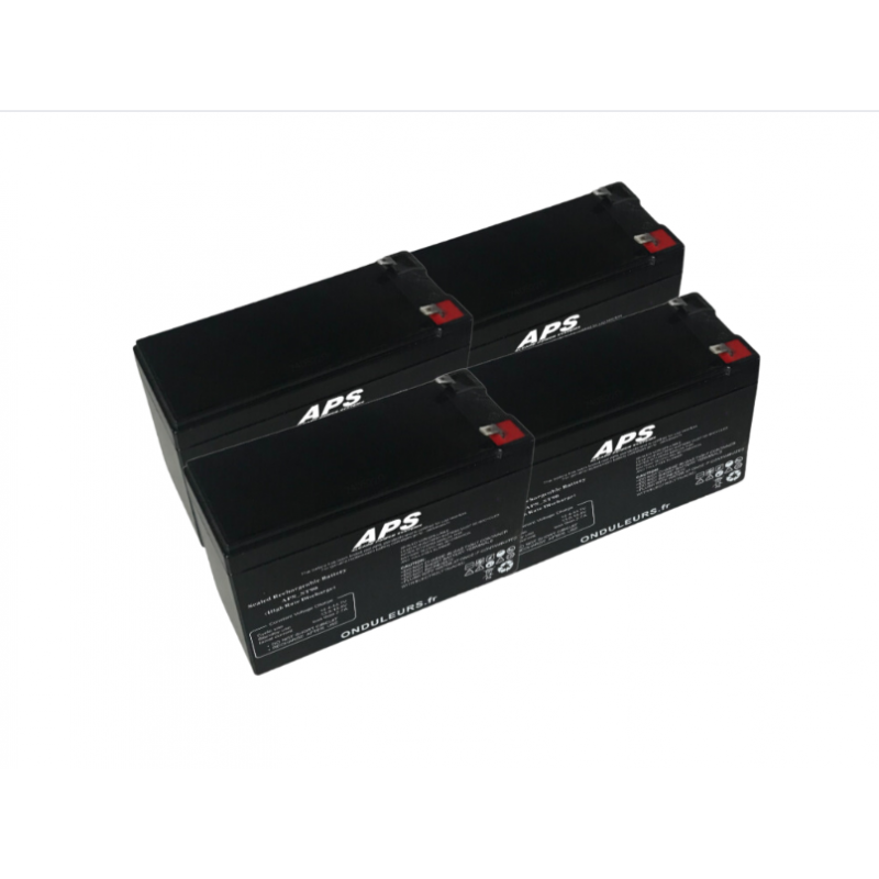 BATAPS3 - Kit batteries pour onduleur APS Micropower 3000 VA ancienne génération (réf : APSLI3000)