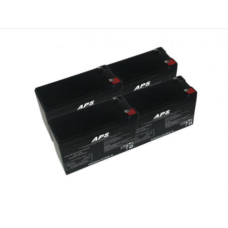 BATAPS3 - Kit batteries pour onduleur APS Micropower 3000 VA ancienne génération (réf : APSLI3000)